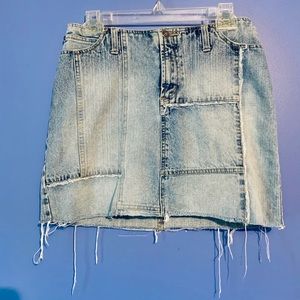 Vintage denim skirt
